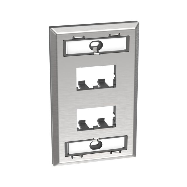 MINI-COM STAINLESS STEEL FACEPLA