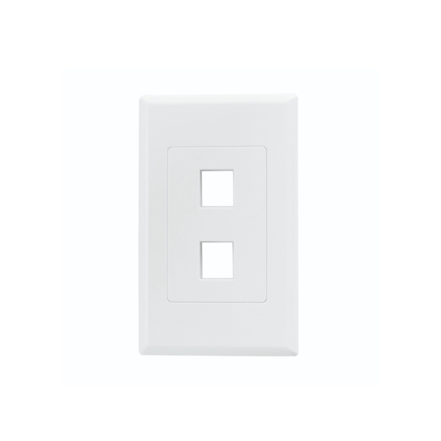 SCREWLESS DECORA 2 PORT FACEPLAT