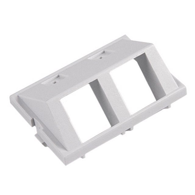 MOD INSERT 2PORT WHITE