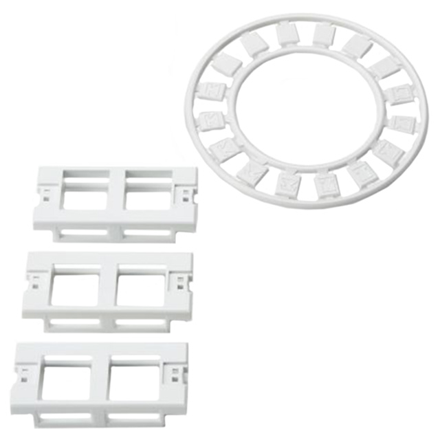 MOD INSERT 2PORT WHITE
