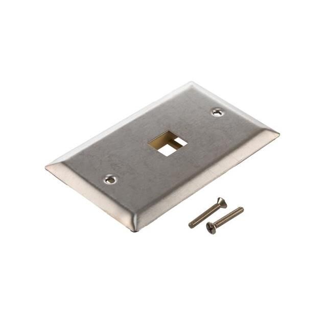 STAINLESS WALL PLATE FOR 1 KEYST