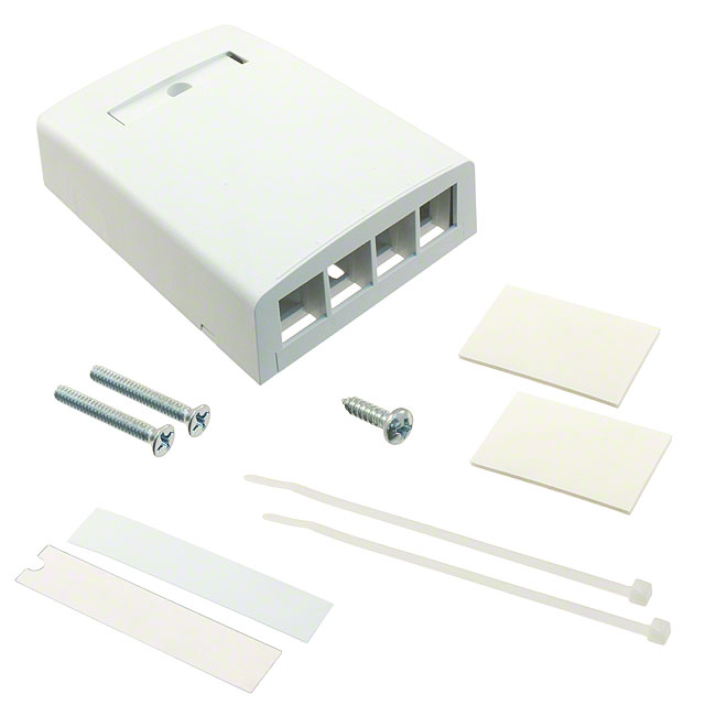 MOD BOX SMD 4PORT WHITE