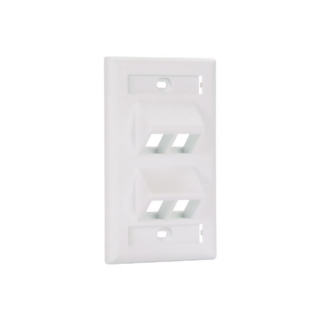 FACEPLATE 4PORT VERTICAL