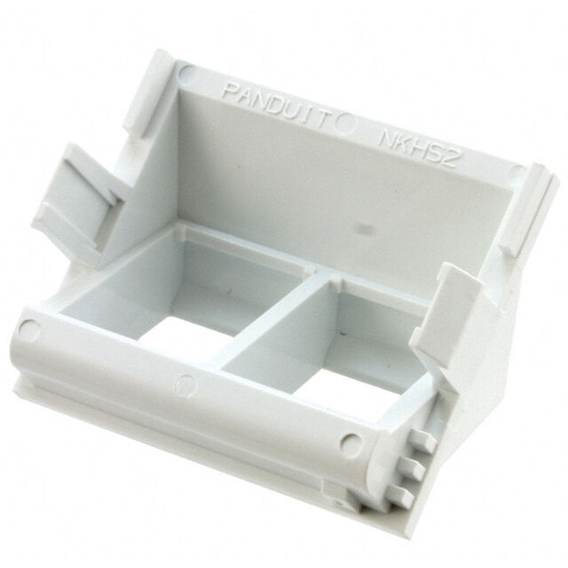 MOD INSERT 1/2SIZE 2PORT WHITE