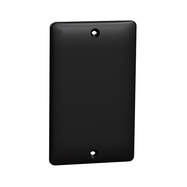 1 GANG BLANK MATTE WALL PLATE BK