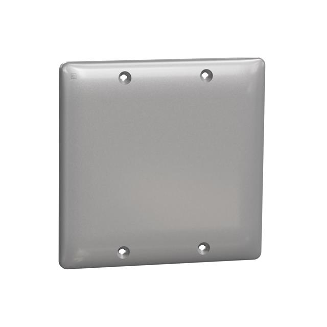 2 GANG BLANK WALL PLATE GY