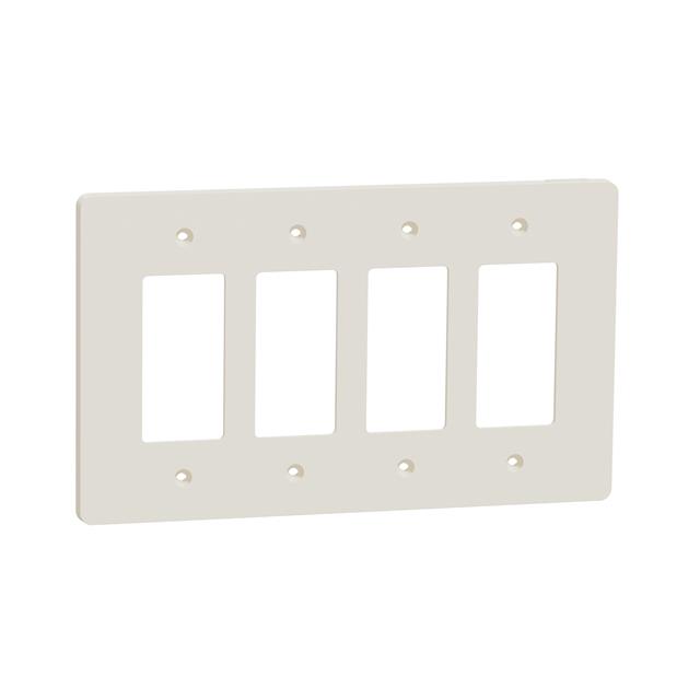4 GANG MID+ WALL PLATE LA