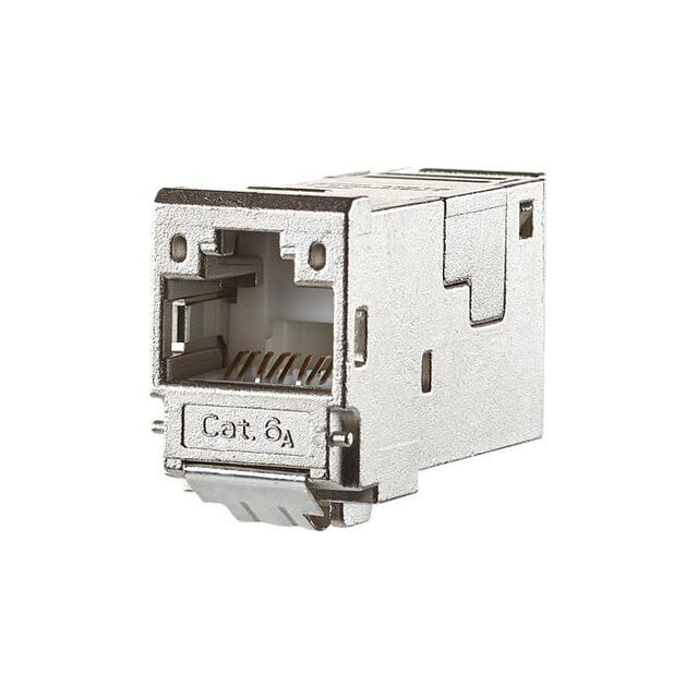 RJ45 CAT 6A E-DAT MODULE JACK, T