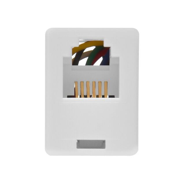 RJ12 Modular Inline Coupler Stra