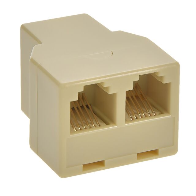 RJ12 1Jack/2Jack T adapter, Reve