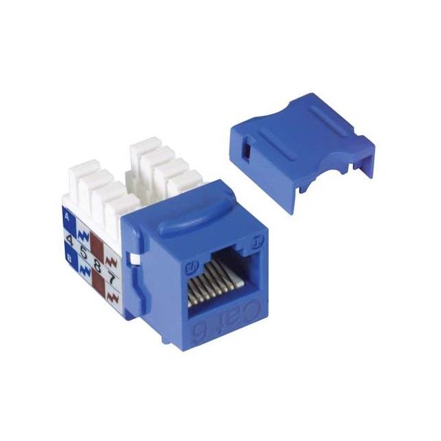 JACK CAT6 RJ45/110 BLUE