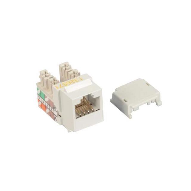 KS 110-RJ45 JK CAT5E BRIGHT WT
