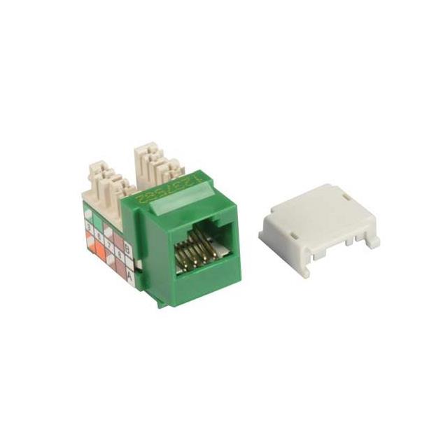 KS 110-RJ45 JACK CAT5E GREEN
