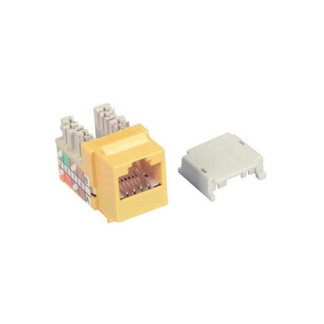 KS 110-RJ45 JACK CAT5E YELLOW