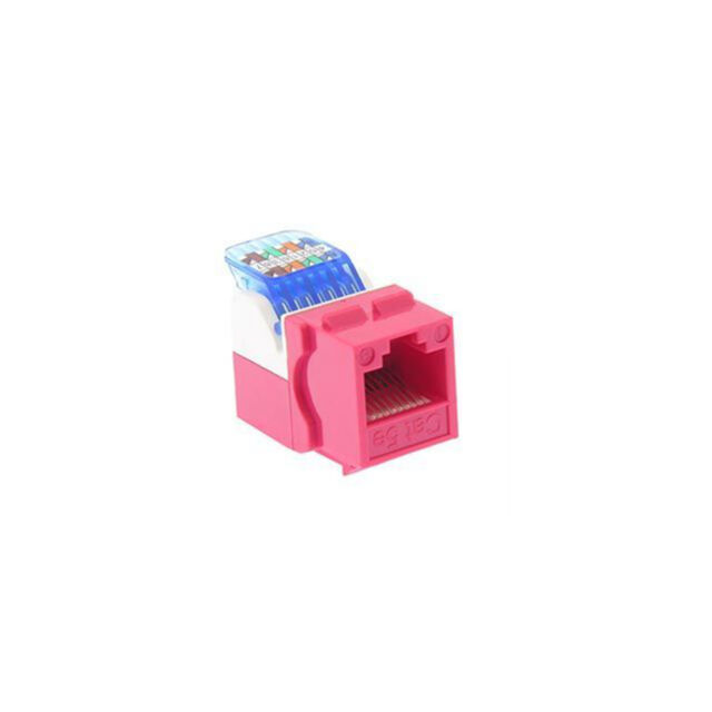 MOD JACK KEYSTONE CAT5E UNSHLD