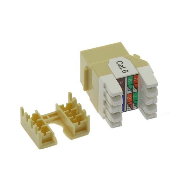 CAT6 KEYSTONE JACK, SNAP-IN, 180