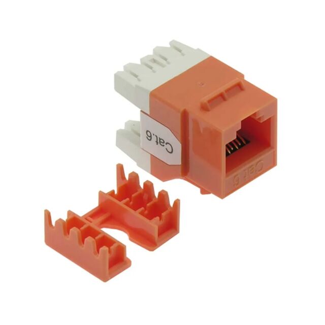 CAT6 KEYSTONE JACK, SNAP-IN, 180