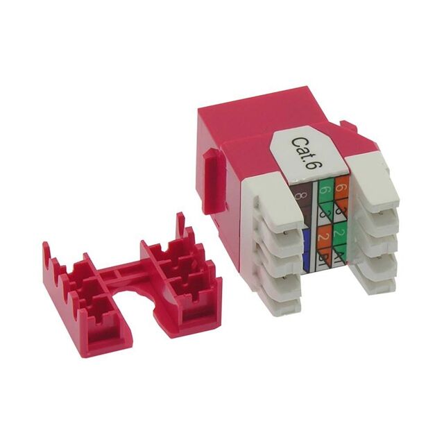 CAT6 KEYSTONE JACK, SNAP-IN, 180