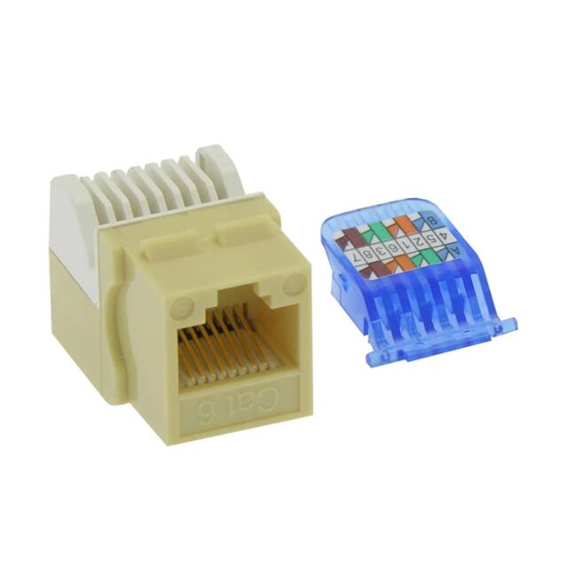 CAT.6 TOOL LESS KEYSTONE JACK IV