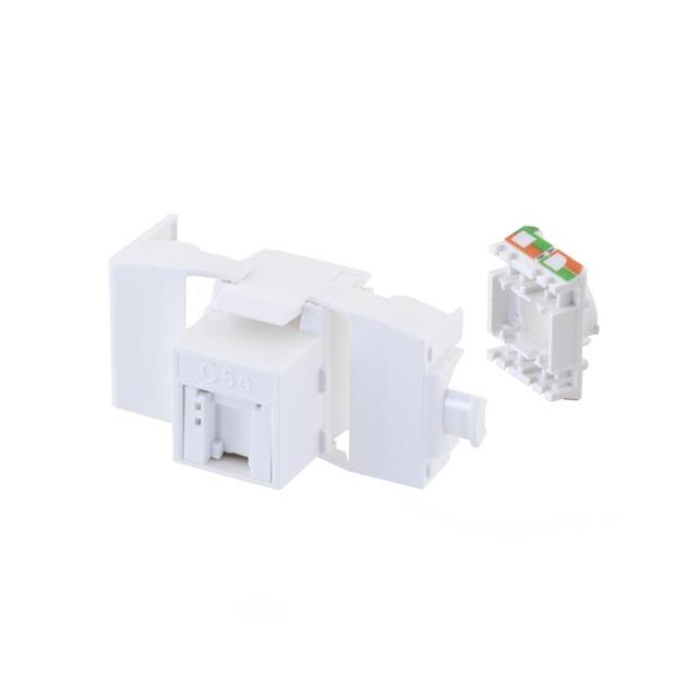 C5E KEYSTONE JACK RJ45/TL POE+ W