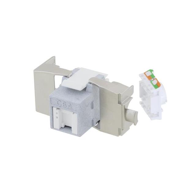 C6A KEYSTONE JACK RJ45/TL POE+ W