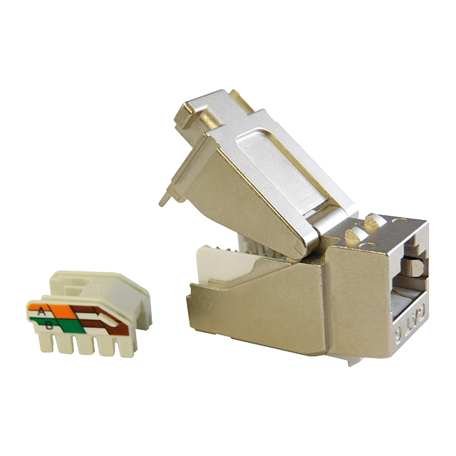 MOD JACK KEYSTONE CAT6 SHLD