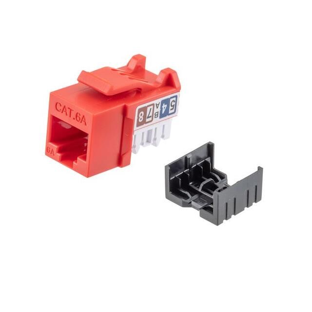 CAT6A RJ45 KJ, 90 PUNCH DOWN,MIN
