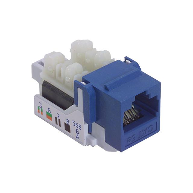 JACK CAT5E RJ45/110 BLU
