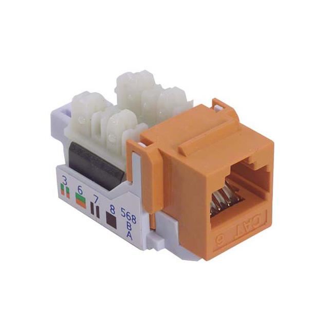 KEYSTONE 110-RJ45 JK CAT6 ORN