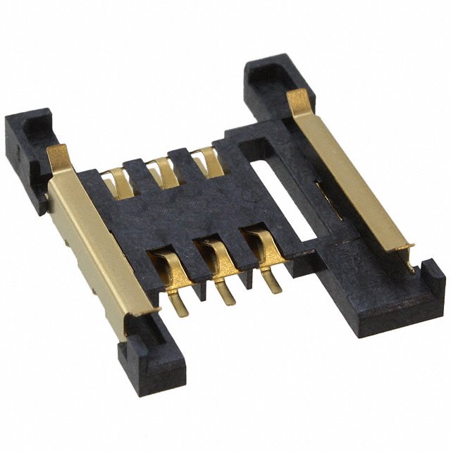 CONN SIM CARD R/A SMD
