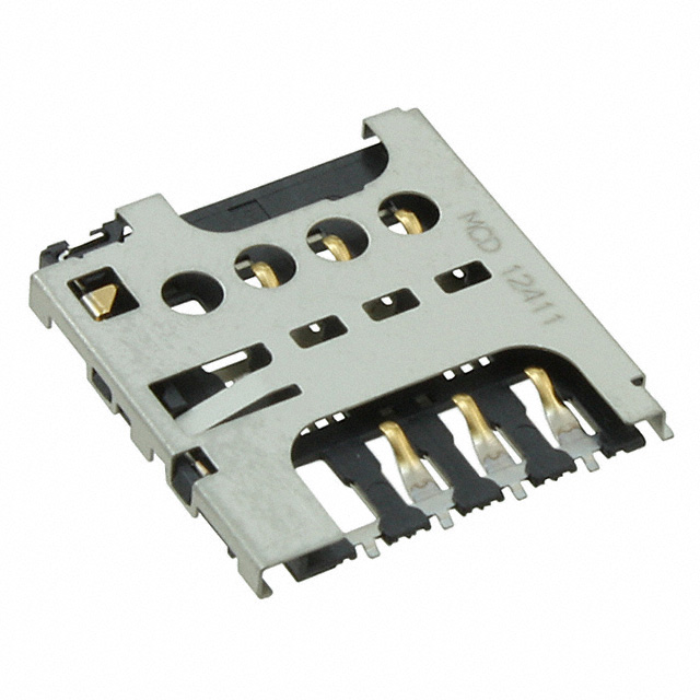 CONN MICRO SIM CARD R/A SMD