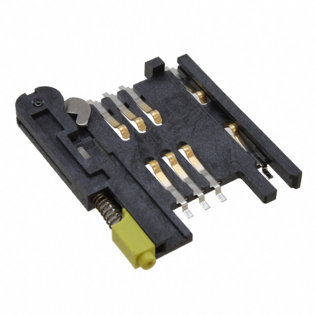 CONN SIM CARD R/A SMD