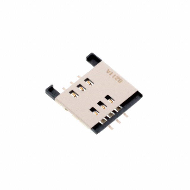 CONN SIM CARD R/A SMD