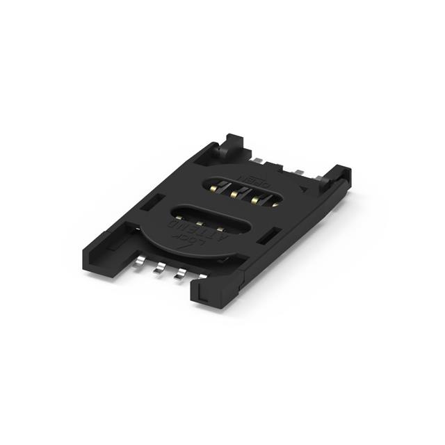CONN SIM CARD R/A SMD