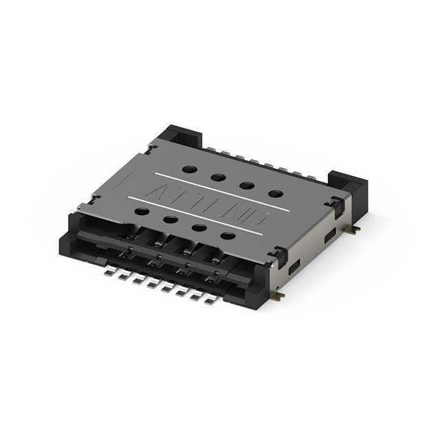 CONN SIM CARD R/A SMD