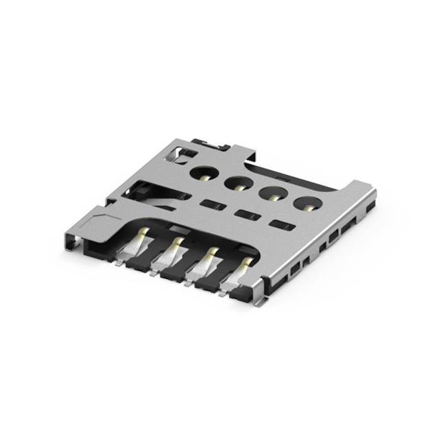 CONN SIM CARD R/A SMD