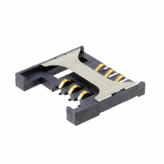 CONN SIM CARD R/A SMD