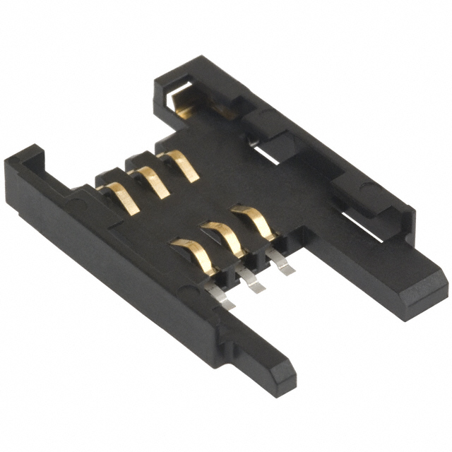 CONN SIM CARD R/A SMD