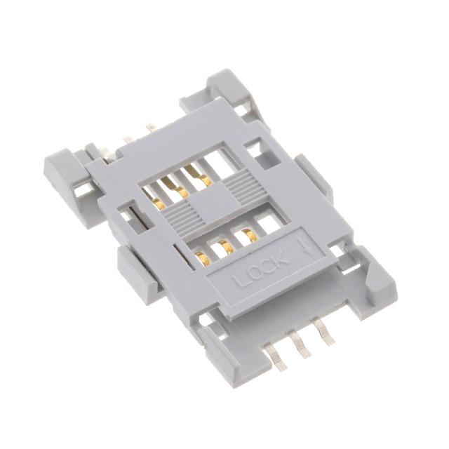 CONN SIM/SAM CARD R/A SMD