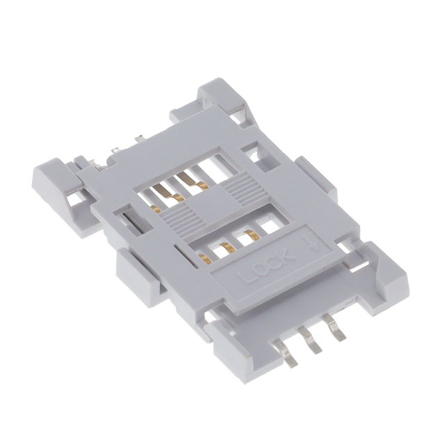 CONN SIM/SAM CARD R/A SMD