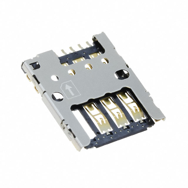 CONN MICRO SIM CARD R/A SMD