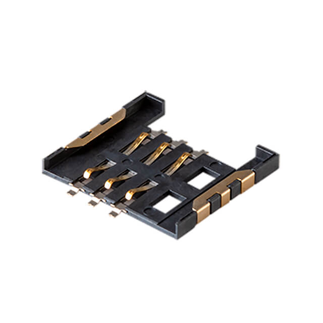 CONN SIM CARD R/A SMD