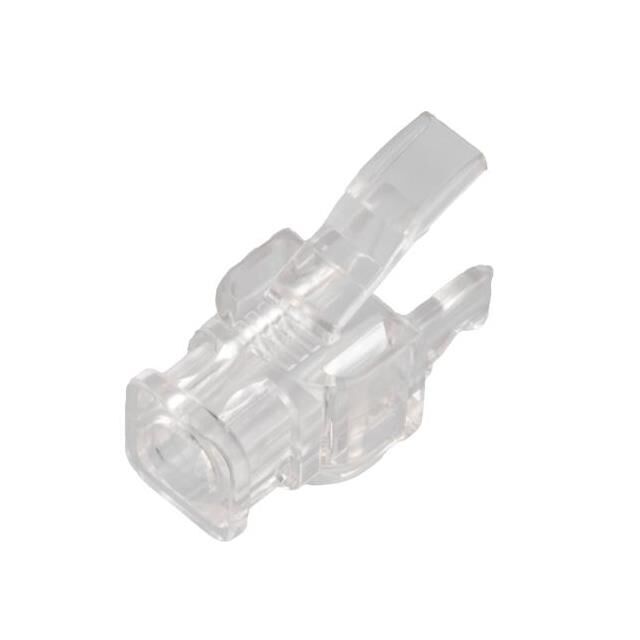 CLIP BOOT FOR RJ45 PLUG, CLEAR,
