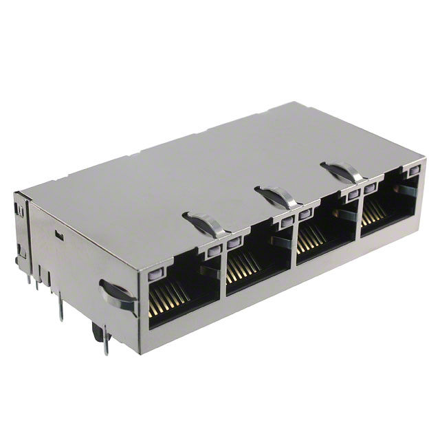 CONN JACK 4PORT PCB