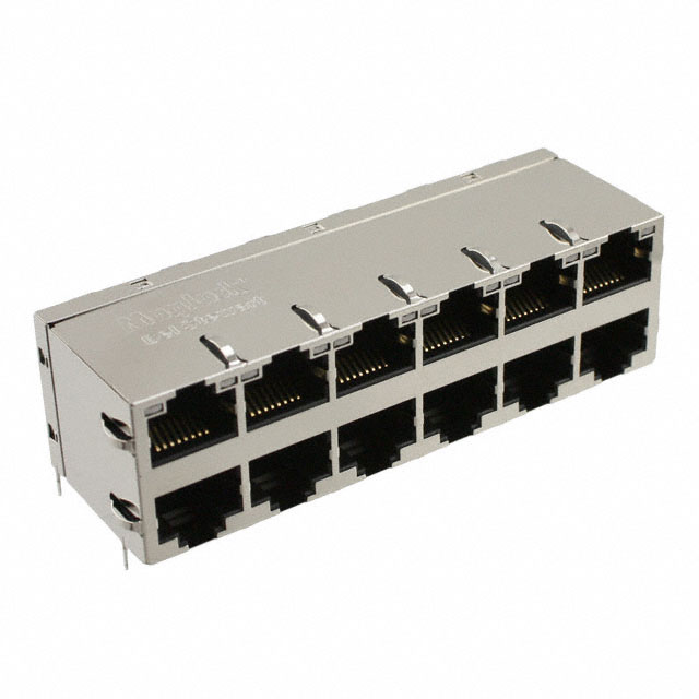 CONN JACK 12PORT PCB