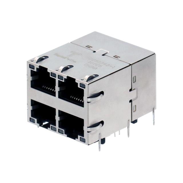 CONN JACK 4PORT PCB