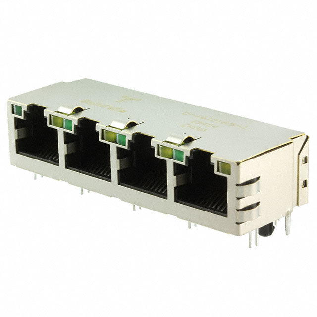 CONN JACK 4PORT PCB