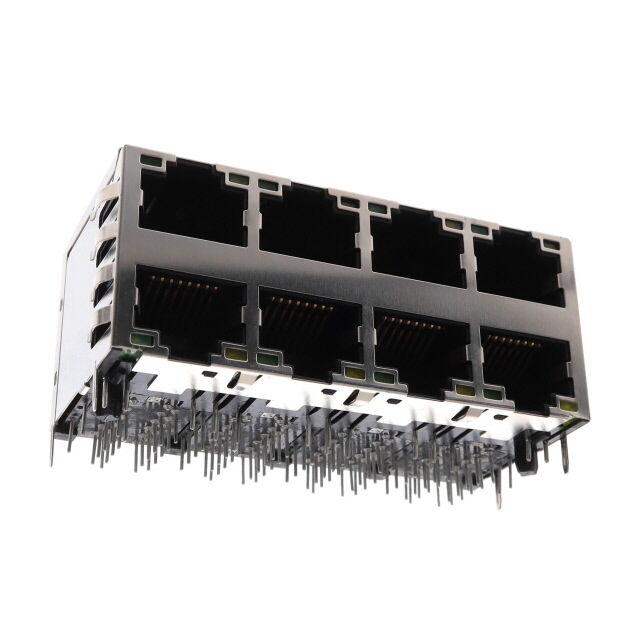 CONN JACK 8PORT PCB