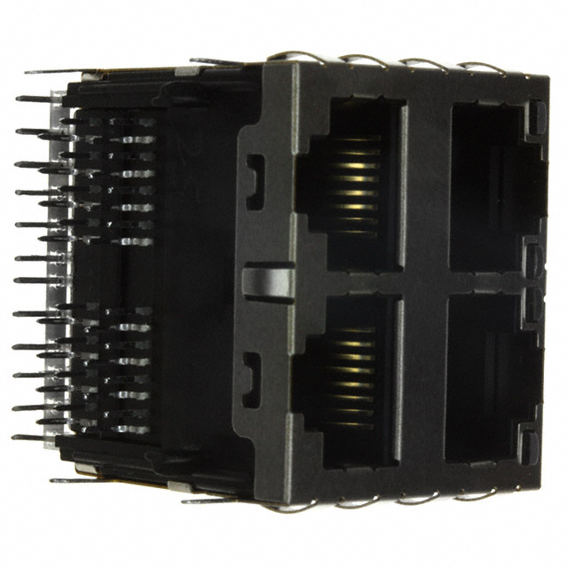 CONN JACK 4PORT PCB