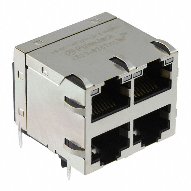CONN JACK 4PORT PCB